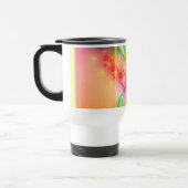 Mug De Voyage Fleur rose avec des rubans (Gauche)