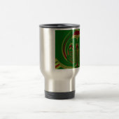 Mug De Voyage Fleur Vert (Centre)