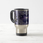 Mug De Voyage Fleur violette (Devant gauche)