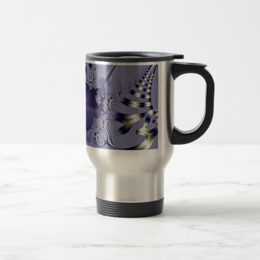 Mug De Voyage Fleur violette (Droit)