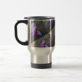 Mug De Voyage Fleur violette sur banc (Gauche)