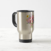 Mug De Voyage Fleurs (Devant gauche)