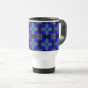 Mug De Voyage Fleurs Artdeco dans le style rétro