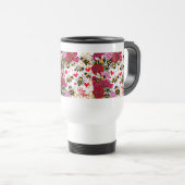 Mug De Voyage Fleurs d'abeilles (Devant droit)