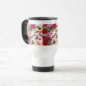 Mug De Voyage Fleurs d'abeilles (Devant gauche)