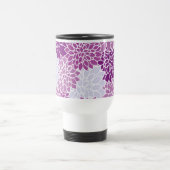 Mug De Voyage Fleurs Dahlia, Motif De Fleurs, Dahlia Violet (Centre)