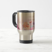 Mug De Voyage Fleurs d'aquarelle colorées adorables (Devant gauche)
