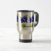 Mug De Voyage Fleurs de bleuets du Texas (Devant droit)