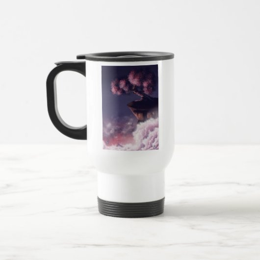 Mug De Voyage Fleurs de cerise Touring Musique (Gauche)