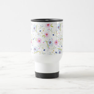 Mug De Voyage Fleurs de Jardin fraîches