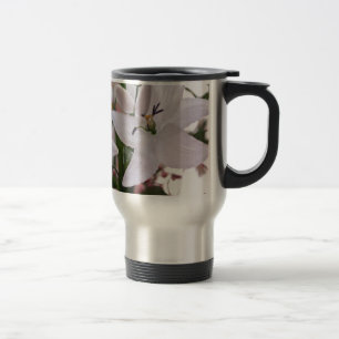 Mug De Voyage fleurs de lys blancs de mariage floral flore amour