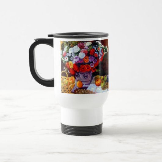 Mug De Voyage Fleurs de Monet et fruits (Gauche)
