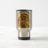 Mug De Voyage fleurs de Mucha (Centre)