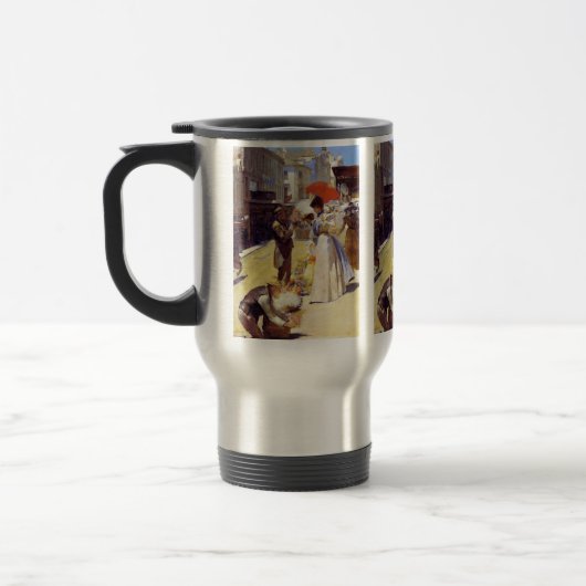 Mug De Voyage Fleurs de Noël et Belles de Noël (Gauche)