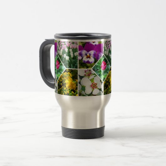 Mug De Voyage Fleurs de printemps (Devant gauche)