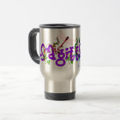 Mug De Voyage Fleurs de Sagittaire (Devant gauche)
