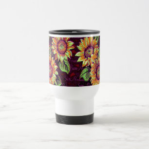Mug De Voyage Fleurs de soleil