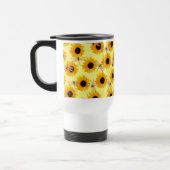Mug De Voyage Fleurs De Soleil Et libellules, Musique De Voyage (Gauche)