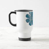 Mug De Voyage Fleurs de verre (rose/turquoise) (Gauche)