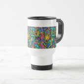 Mug De Voyage Fleurs décoratives lumineuses (Devant droit)