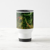 Mug De Voyage Fleurs d'espace d'art abstrait (Centre)