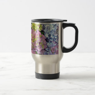 Mug De Voyage Fleurs d'hydrangée colorées