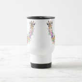 Mug De Voyage Fleurs Giraffe Voyage Mug (Centre)