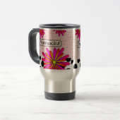 Mug De Voyage Fleurs lunatiques de pharmacien (Devant gauche)
