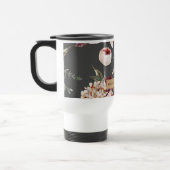 Mug De Voyage Fleurs Pastel Modernes & Cadeau Personnalisé Kraft (Gauche)