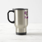 Mug De Voyage Fleurs pédiatriques de pourpre d'infirmière (Gauche)