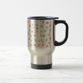 Mug De Voyage Fleurs roses chics minables florales vintages de