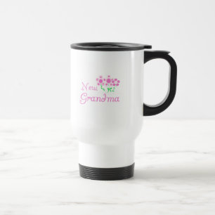 Mug De Voyage Fleurs roses Nouveaux T-shirts et cadeaux grand-mè