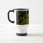 Mug De Voyage Fleurs spatiales d'art abstraites (Gauche)