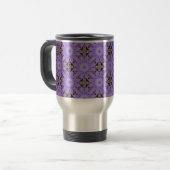 Mug De Voyage Fleurs violettes (Devant gauche)