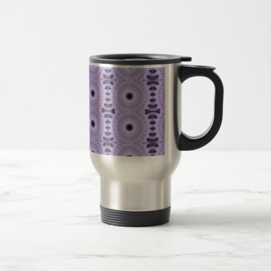 Mug De Voyage Fleurs violettes (Droit)
