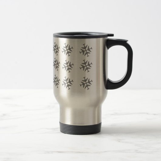 Mug De Voyage Flocon de neige d'avion (Droit)