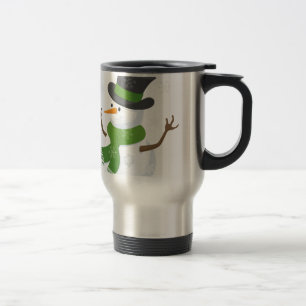 Mug De Voyage Flocon de neige Hiver enneigé Blizzard Bonhomme de