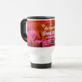 Mug De Voyage Floral AWESOME BONUS MAMAN Proverbs 31 (Devant gauche)