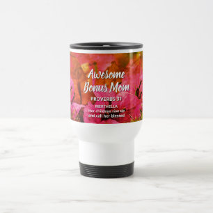 Mug De Voyage Floral AWESOME BONUS MAMAN Proverbs 31