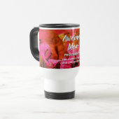 Mug De Voyage Floral AWESOME MOM Proverbes 31 (Devant gauche)