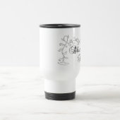 Mug De Voyage Floral Martial Arts Black Belt Maman (Centre)