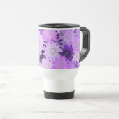 Mug De Voyage Floral mauve (Devant droit)