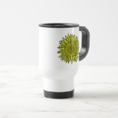 Mug De Voyage Flore Rustique Tournesol Jaune Main tirée (Devant droit)