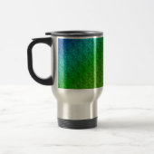 Mug De Voyage Flore vert rouge arc-en-ciel dégradé Mélange diago (Gauche)