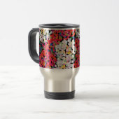 Mug De Voyage Flores de cristal rouge (Devant gauche)