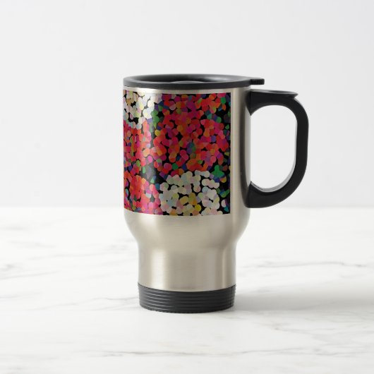 Mug De Voyage Flores de cristal rouge (Droit)
