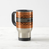 Mug De Voyage Flourish Gray Deco (Devant gauche)