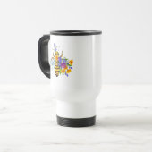 Mug De Voyage Flower bee with wild plants (Devant gauche)