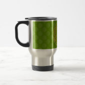Mug De Voyage Flower Of LIFE 1 - or stamp | green pattern (Gauche)
