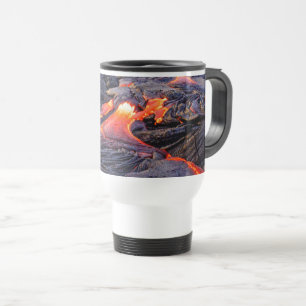 Mug De Voyage Flux de lave basaltique hawaïen